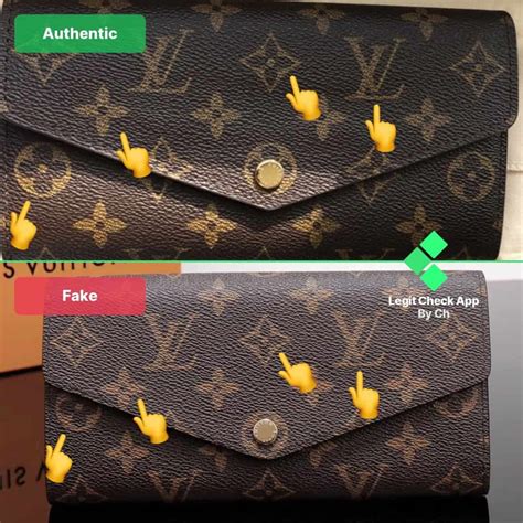 how to tell if a Louis Vuitton wallet is real